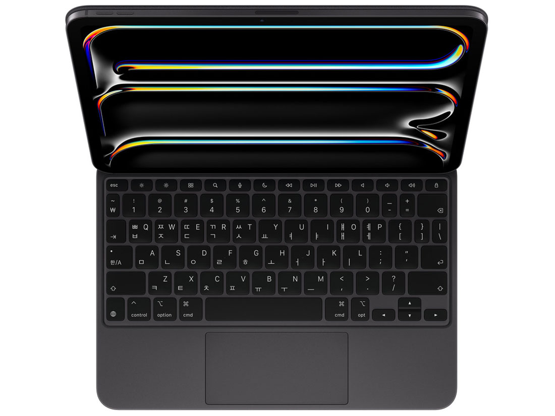 Magic Keyboard (11インチiPad Pro) 韓国語 11インチiPad Pro（M5）用Magic Keyboard - 韓国語 - ホワイト - Apple