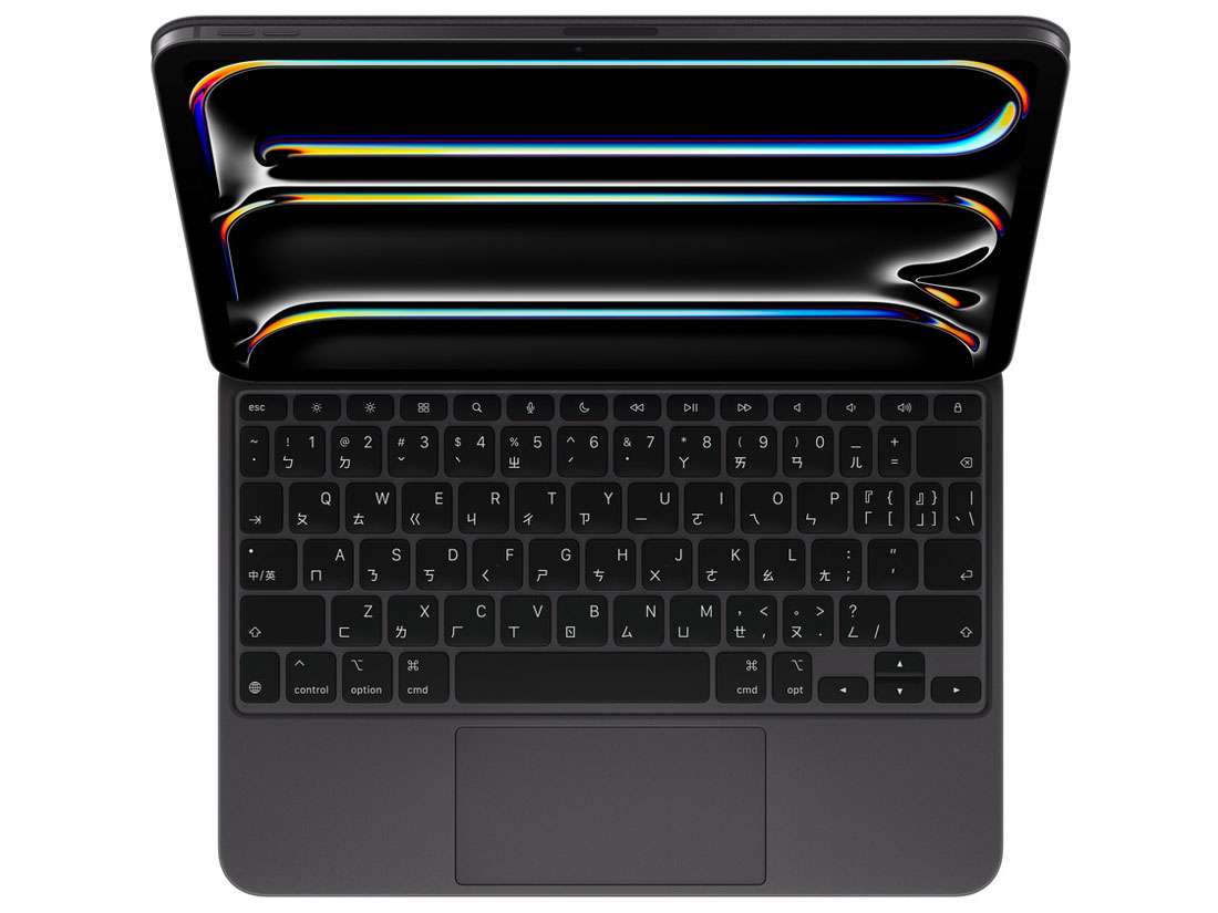 11�C���`iPad Pro(M4)�p Magic Keyboard ������(����) MWR23EQ/A [�u���b�N] �̐��i�摜