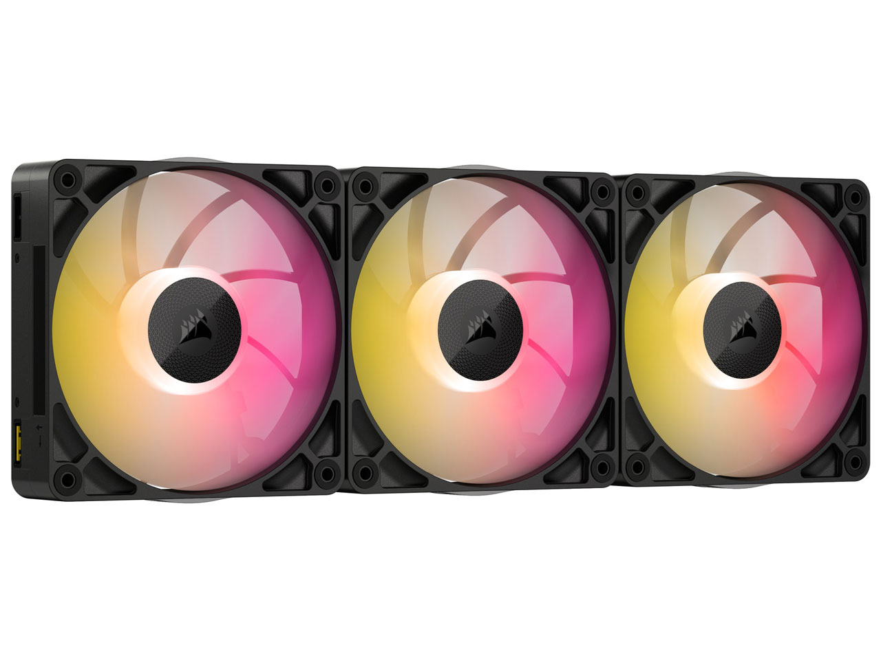 iCUE LINK RX120 MAX RGB Triple Fans Starter Kit CO-9051034-WW [�u���b�N] �̐��i�摜