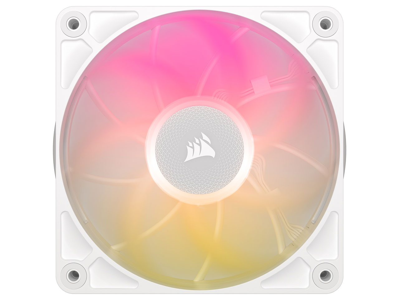 iCUE LINK RX120 MAX RGB WHITE Single Fan Expansion CO-9051037-WW [�z���C�g] �̐��i�摜