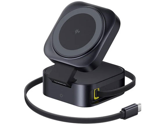 PicoGo 2-in-1 Qi2�[�d�� [�R�Y�~�b�N�u���b�N] �̐��i�摜