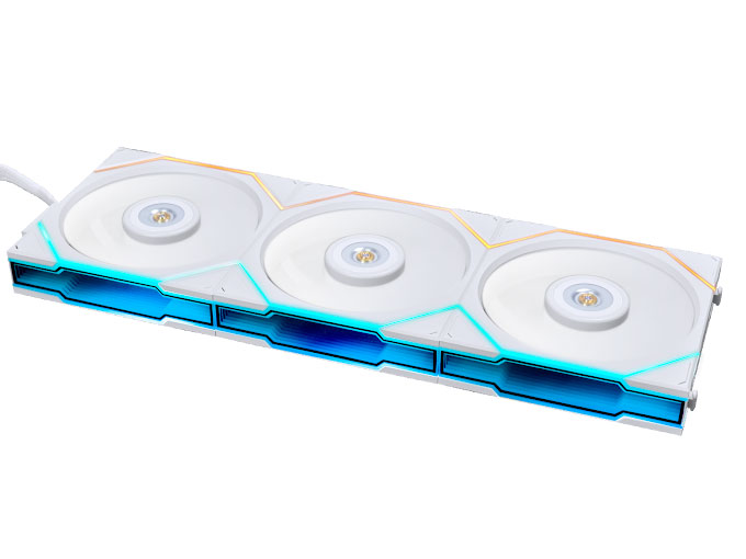 UNI FAN TL 120 REVERSE BLADE WIRELESS WT 3Pack UF-RS-TL120-WLS-3W [�z���C�g] �̐��i�摜