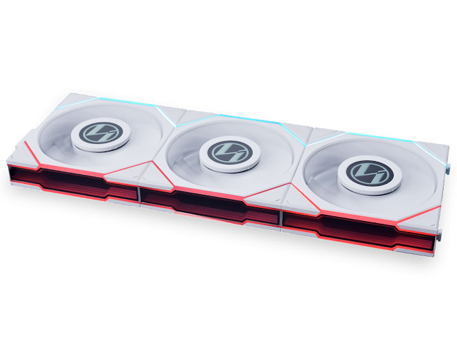 TL WIRELESS LCD 120 3pack リバースブレード ホワイト LIAN LI UNI FAN TL LCD120 REVERSE BLADE WT 3Pack UF-RS-TL120