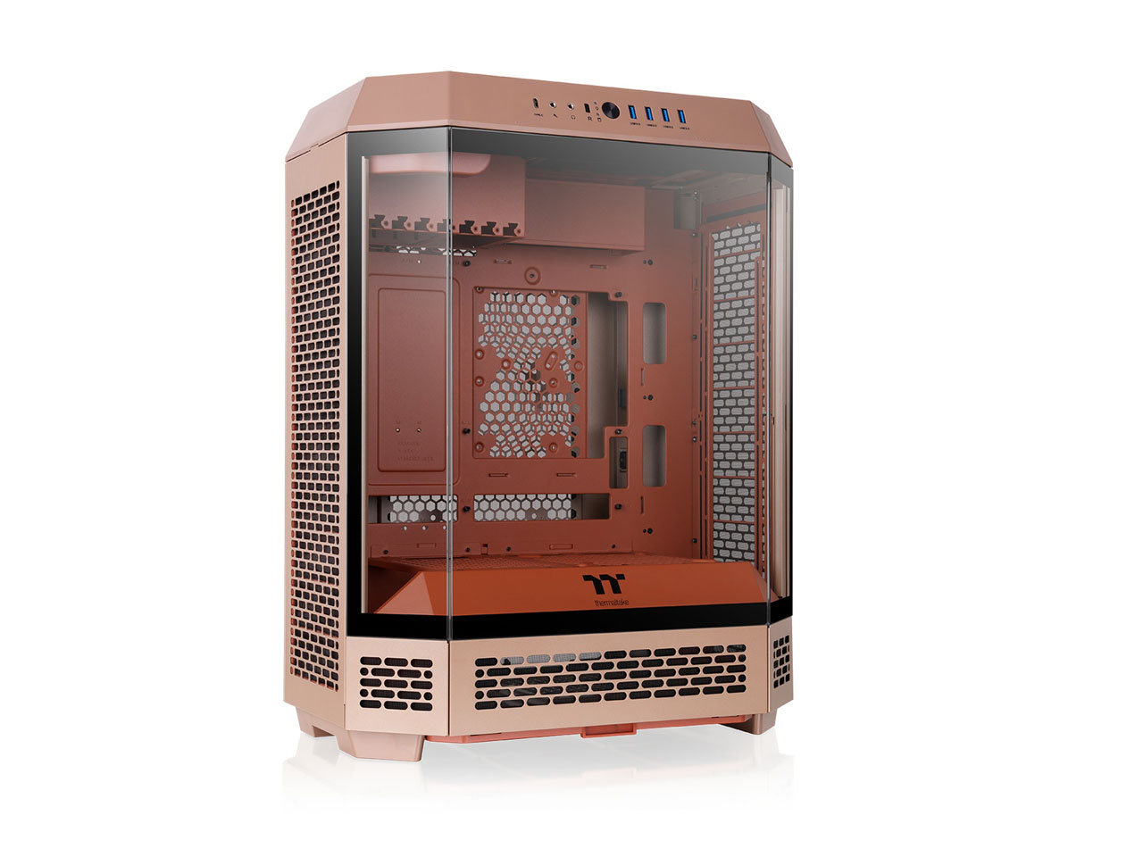 定価約¥20,000 クリスタルシェルタワー Thermaltake The Tower 600 Gravel Sand CA-1Z1-00MGWN-00
