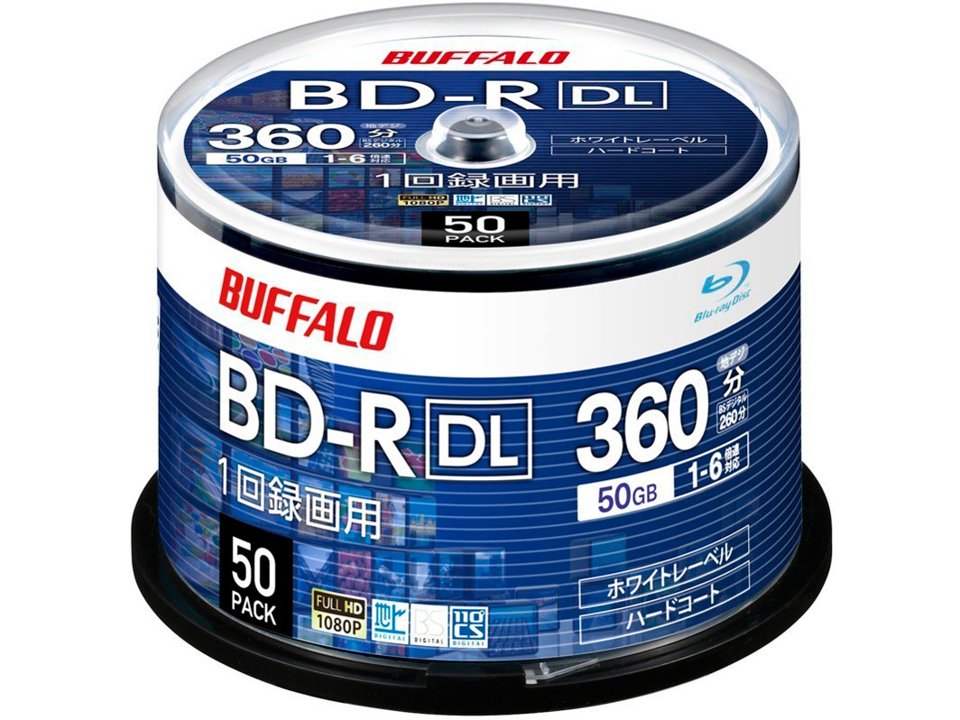 RO-BR50V-050PW/N [BD-R DL 6�{�� 50���g] �̐��i�摜
