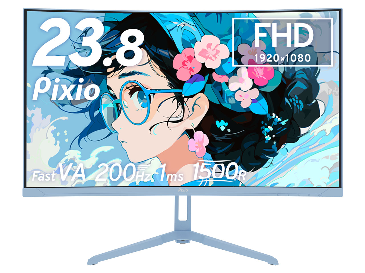 PXC248WAVEB-O [23.8�C���` �p�X�e���u���[] �̐��i�摜