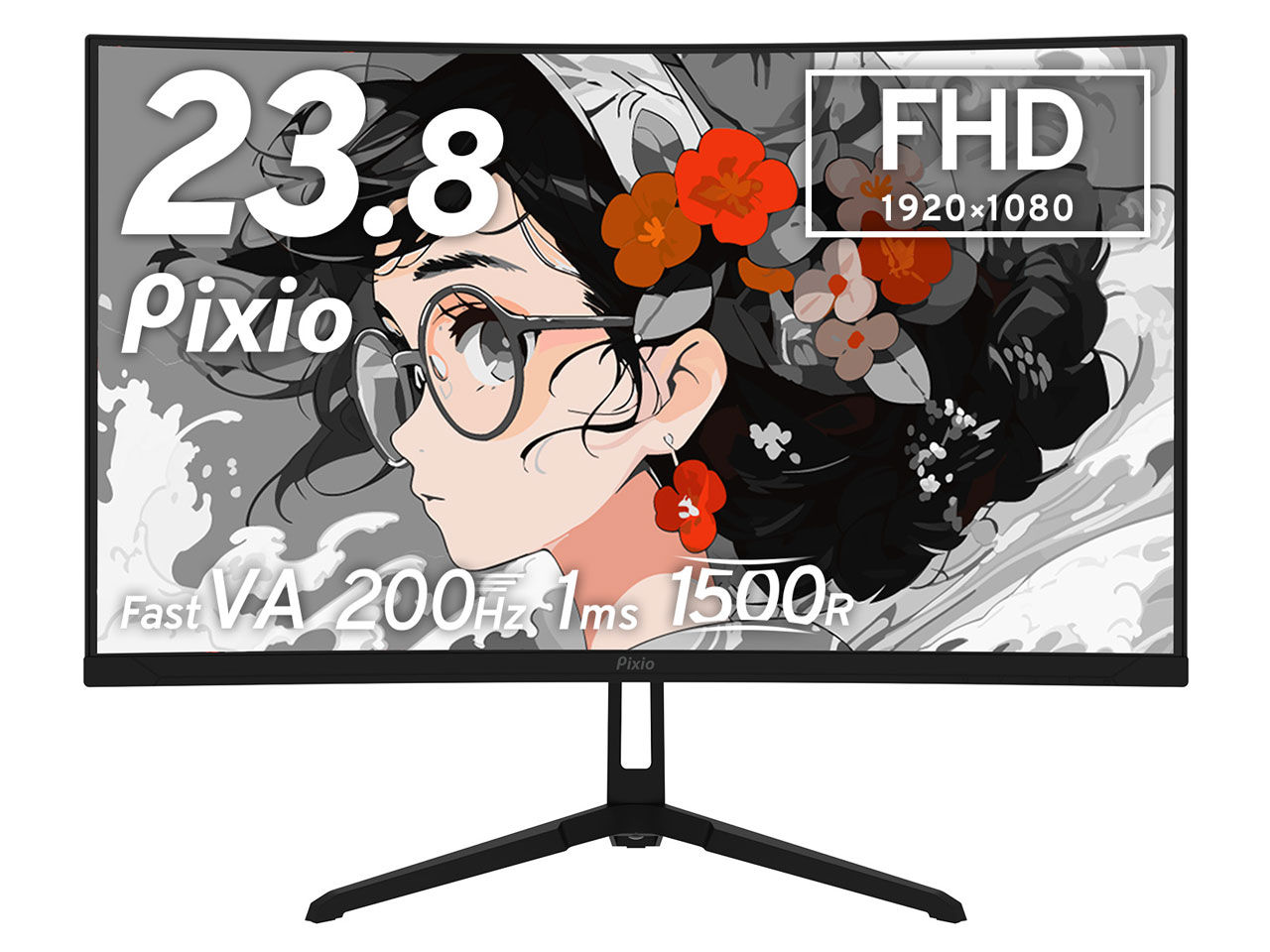 PXC248WAVE-O [23.8�C���` �u���b�N] �̐��i�摜