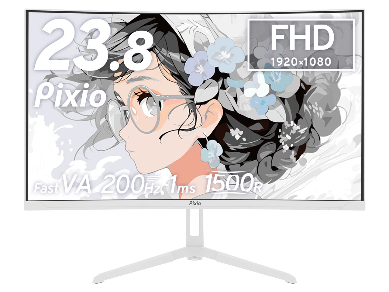 PXC248WAVEW-O [23.8�C���` �z���C�g] �̐��i�摜