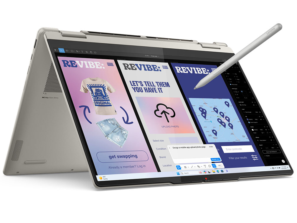 Lenovo Yoga 7i 2-in-1 Gen 10 Core Ultra 5 228V�E32GB�������[�E512GB SSD�E14�^2.8K�EOLED���� �}���`�^�b�`�Ή� 83JQ002EJP [�V�[�V�F��] �̐��i�摜