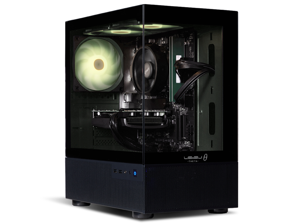 LEVEL�� Core i7 14700F�ERTX 4060�E16GB�������E500GB NVMe M.2 SSD�ELEVEL-M27M-147F-RLX [�������V���[�x�b�g/�u���b�N] �̐��i�摜