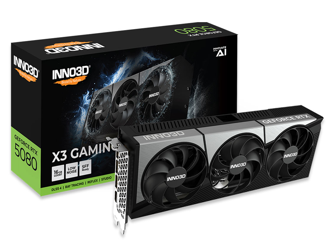 GeForce RTX 5080 X3 GAMING OC GD5080-16GERX3OCG [PCIExp 16GB] �̐��i�摜