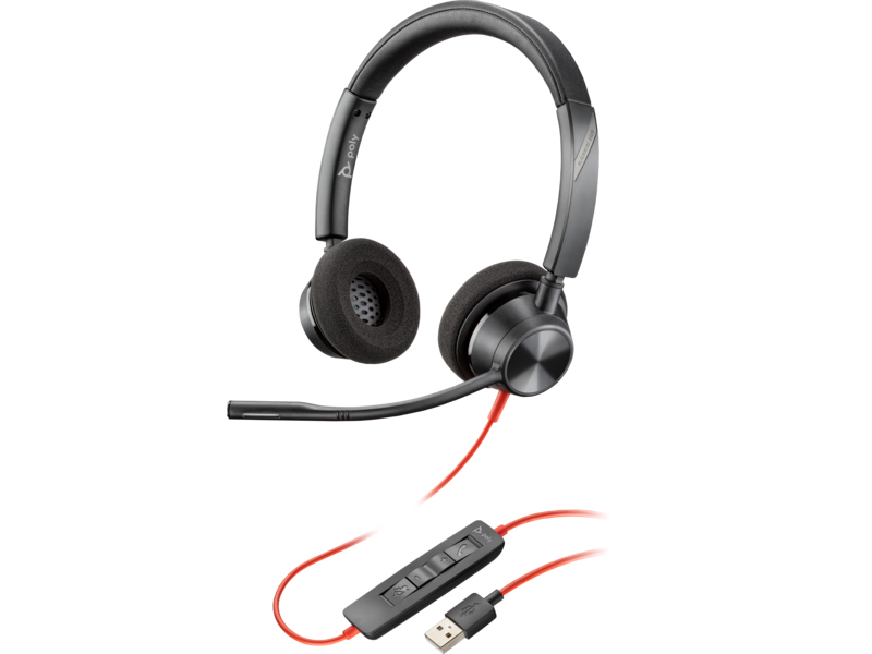 Blackwire 3320 USB-A 76J16AA [�u���b�N] �̐��i�摜