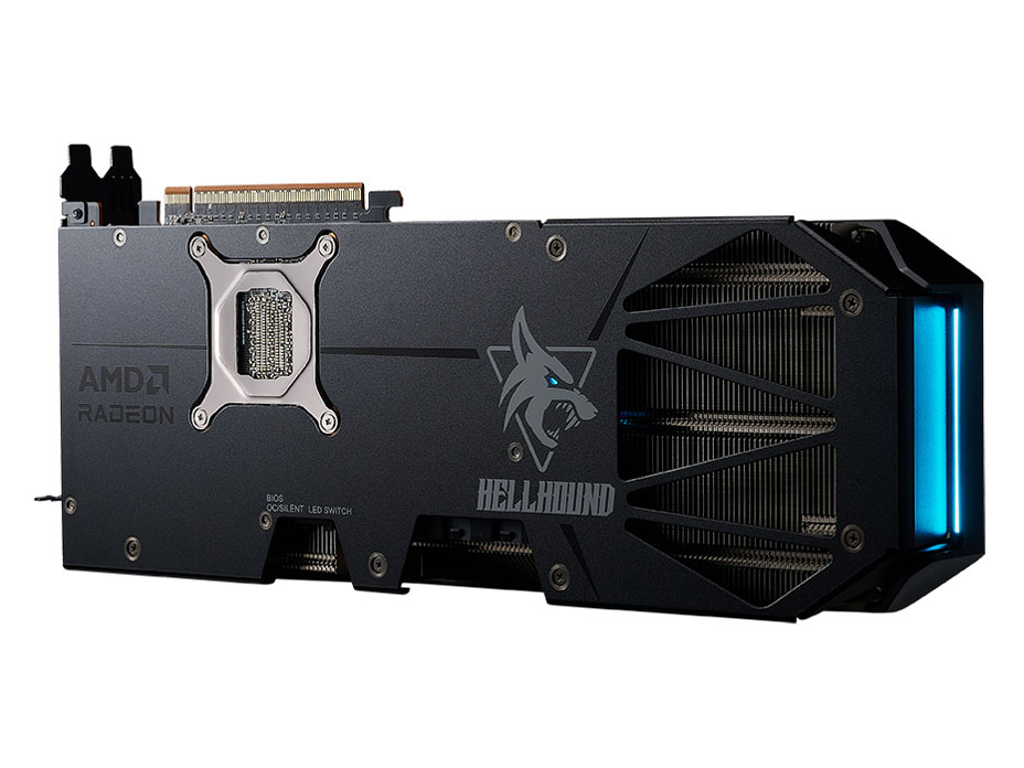 PowerColor Hellhound AMD Radeon RX 9070 XT 16GB GDDR6 RX9070XT 16G-L/OC [PCIExp 16GB]