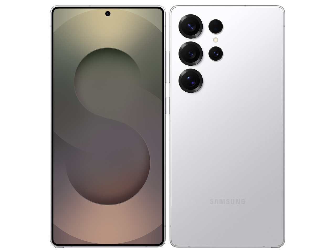 Galaxy S25 Ultra 1TB SIM�t���[ [�`�^�j�E�� �z���C�g�V���o�[] �̐��i�摜