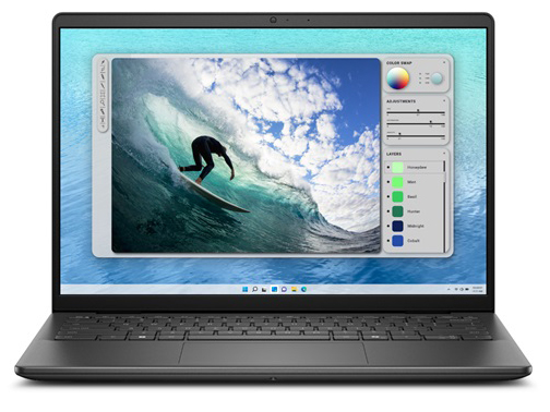 Inspiron 14 Core i3 1305U�E8GB�������E512GB SSD���ڃ��f��(300nit) [�J�[�{���u���b�N] �̐��i�摜