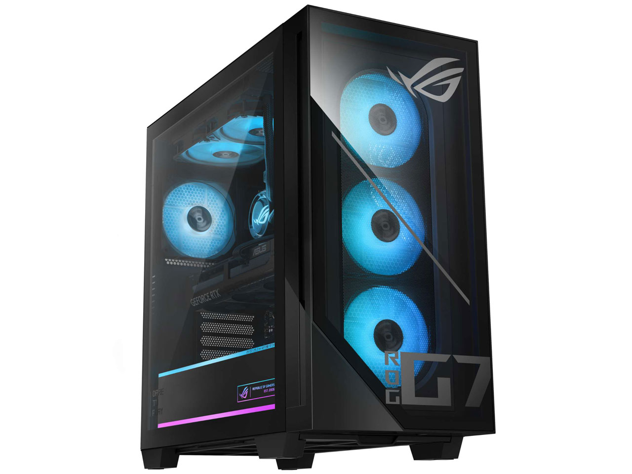 ROG G700 Core Ultra 9 285K�E64GB�������E2TB SSD�ERTX 5080���ڃ��f�� G700TF-09285K219W [�u���b�N] �̐��i�摜