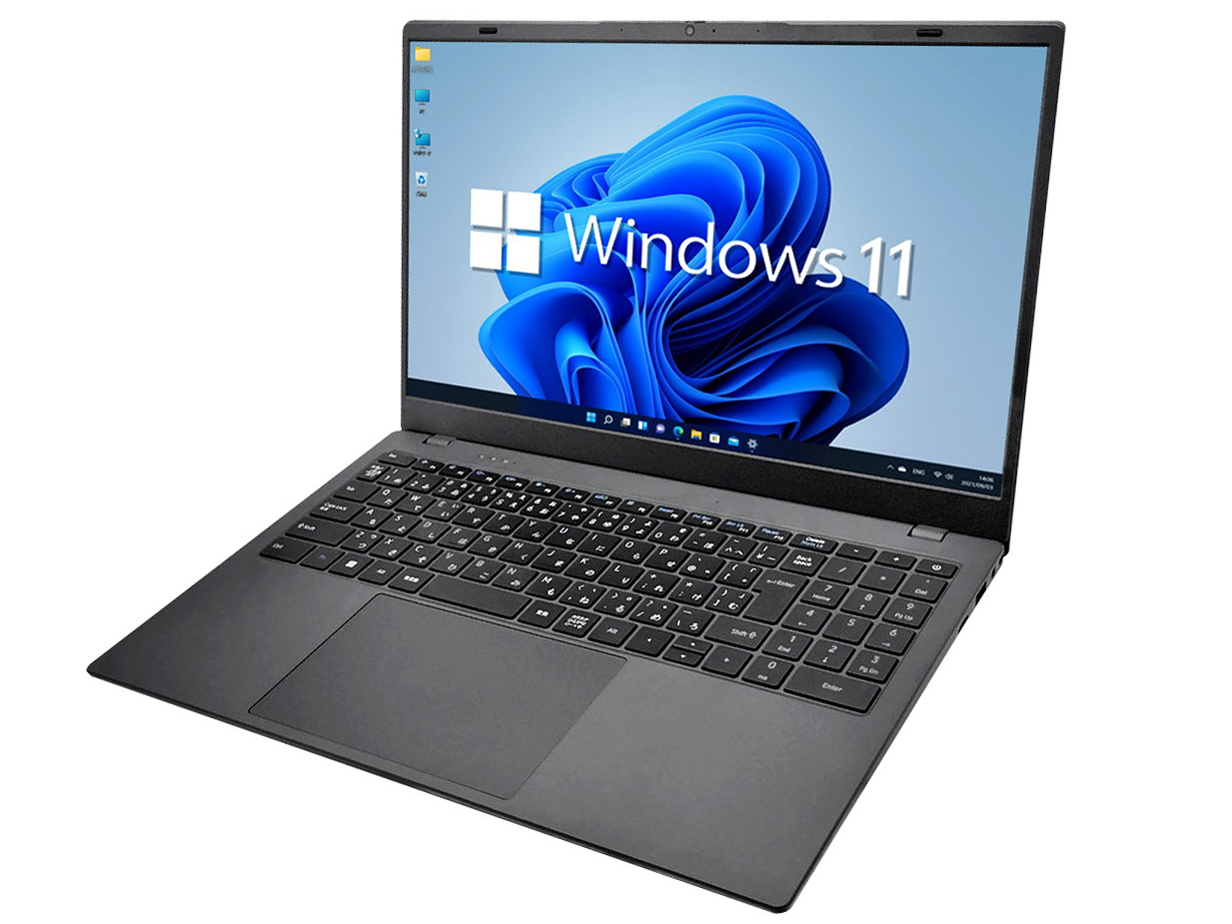 NC15J �C���e�� N95�ENVMe SSD 256GB�E12GB�������E15.6�C���` �t��HD�E���{��z��L�[�{�[�h�EWindows 11�EOffice Home&Business 2021 �̐��i�摜
