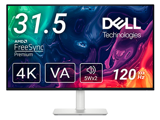 Dell Dell 32 Plus 4Kモニター S3225QS 取扱説明書・レビュー