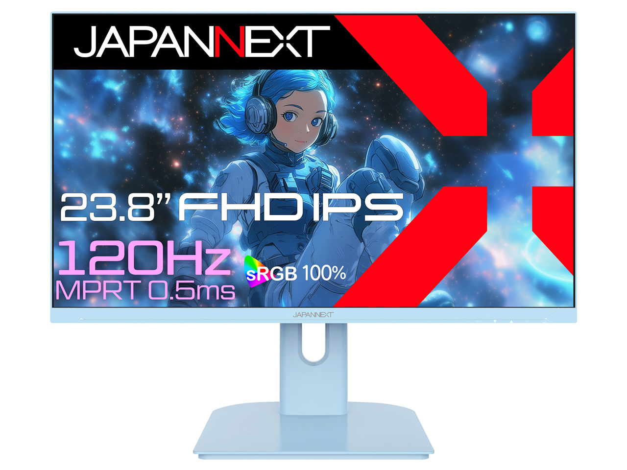 JN-IPS238G120F-BB [23.8インチ ベイビーブルー]