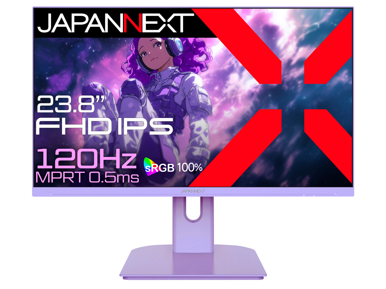 JN-IPS238G120F-PP [23.8インチ パープル]