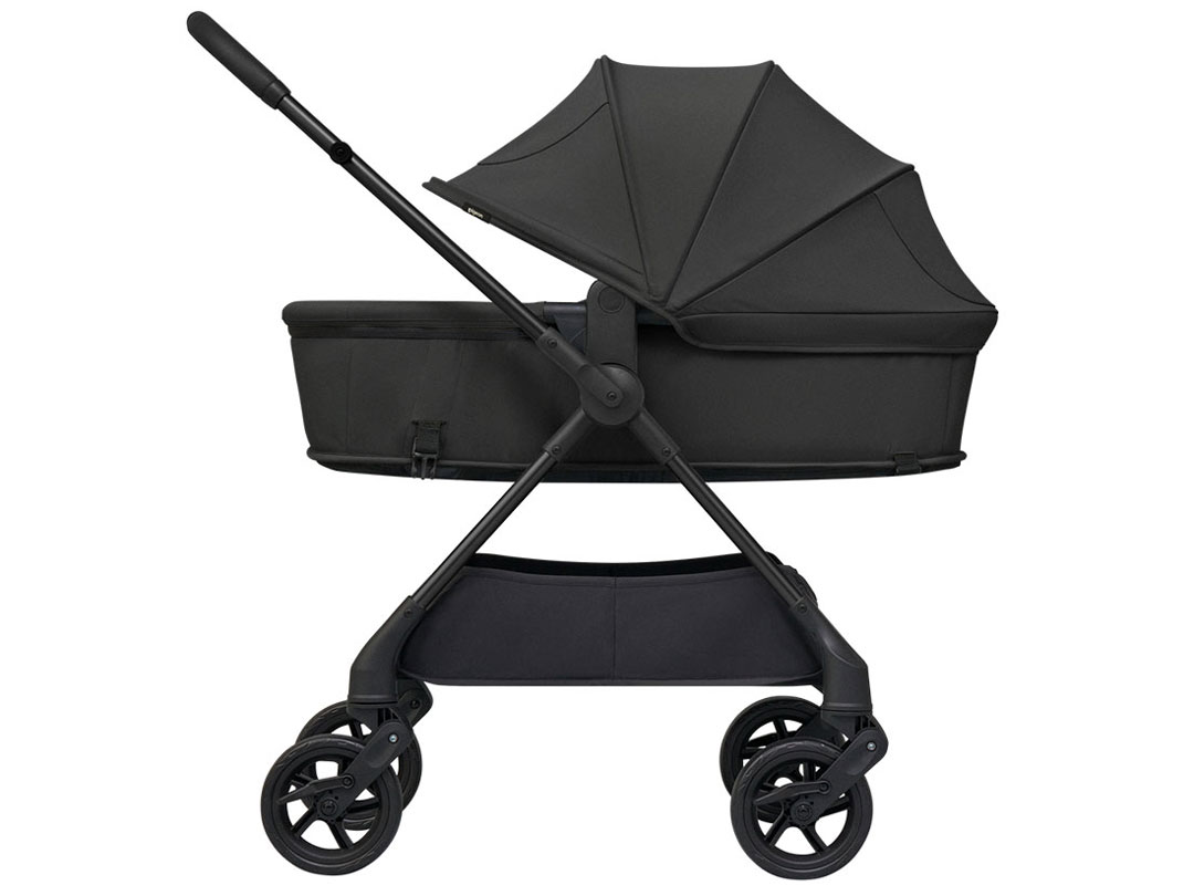 美品　人気の　ベビービジョン　ブラック　グレー BabyBjörn - 抱っこ紐、バウンサーのベビービョルン公式
