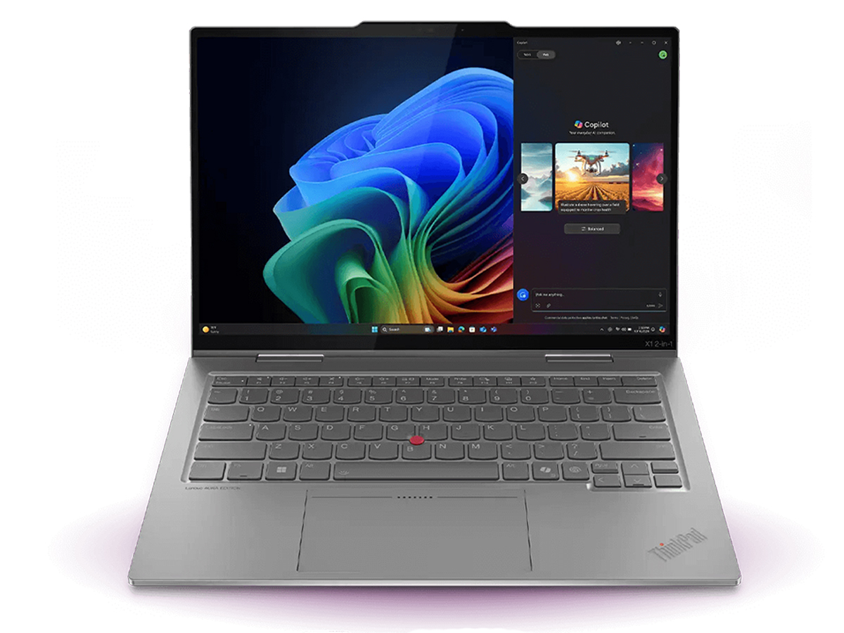 ThinkPad X1 2-in-1 Gen 10 Aura Edition Core Ultra 7 258V�E32GB�������[�E1TB SSD�E14�^WUXGA�t������ �}���`�^�b�`�Ή� �v���~�A�� 21NUCTO1WW [�O���[] �̐��i�摜