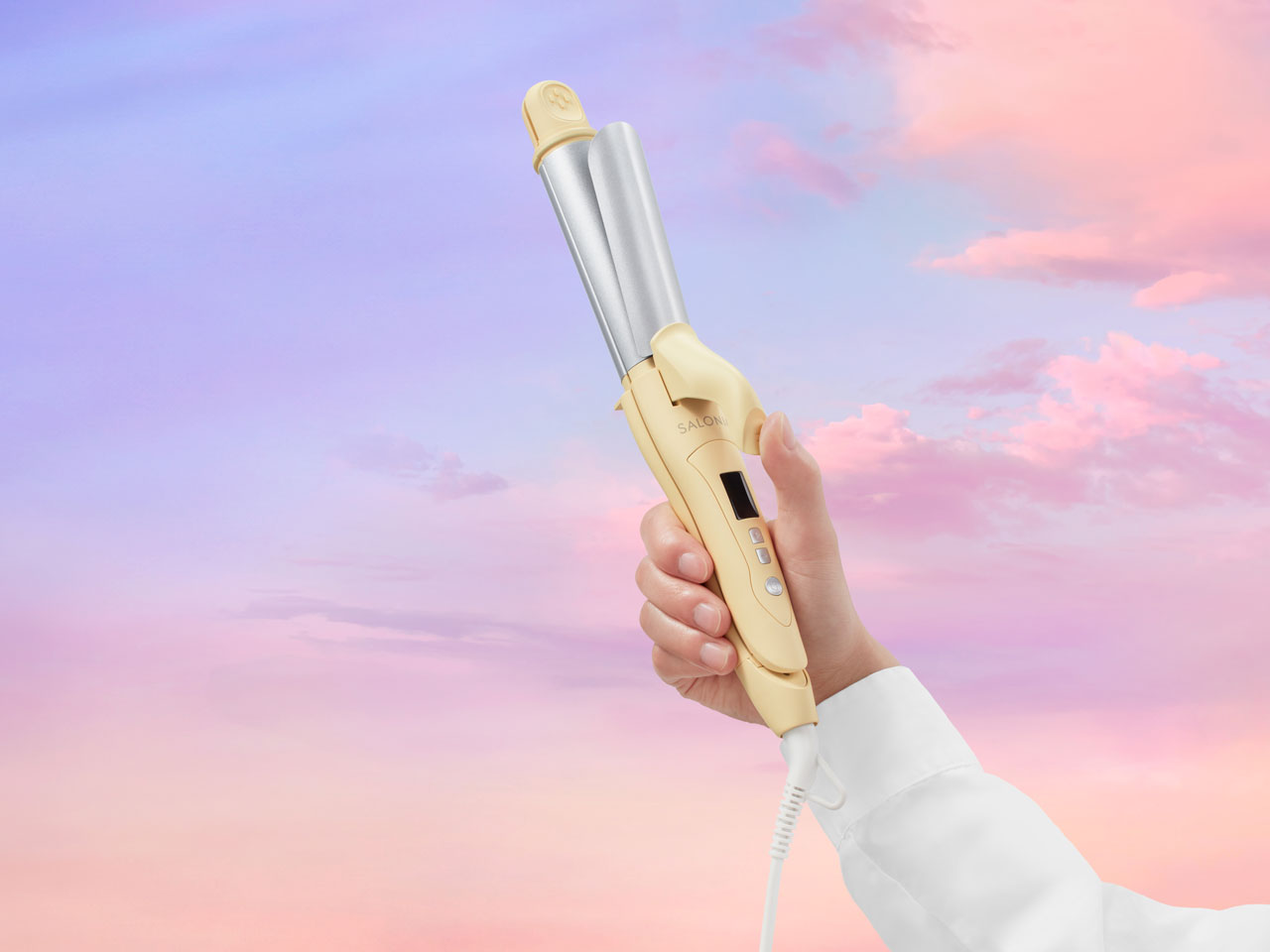 SALONIA 2WAY �X�g���[�g&�J�[���A�C���� SAL24002MY [�N���[���C�G���[]