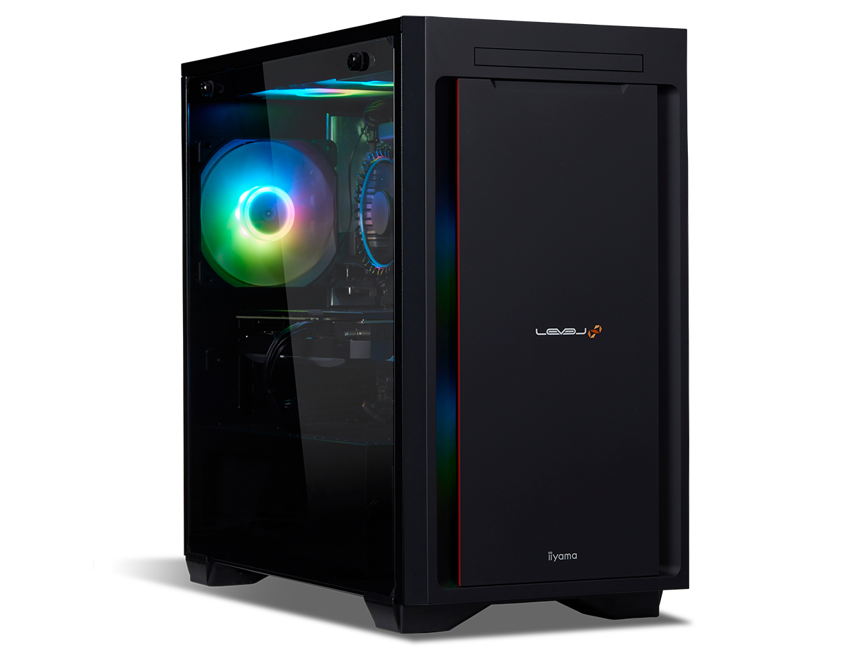 LEVEL�� Ryzen 7 9800X3D�ERX 9070 XT�E16GB�������E1TB NVMe M.2 SSD�EWindows 11 Home [DSP��]�E�J�X�^�}�C�Y�Ή��ELEVEL-M8A6-LCR98D-TGX [�u���b�N] �̐��i�摜