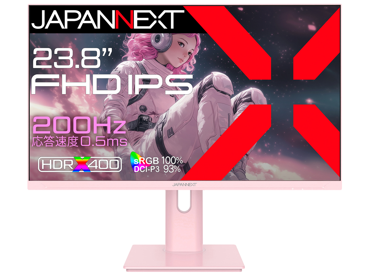 JN-IPS238G200F-HSP-PK [23.8インチ ピンク]