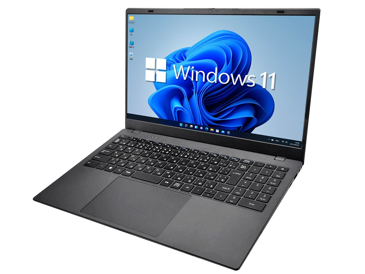 NC15J �C���e�� N95�ENVMe SSD 500GB�E12GB�������E15.6�C���` �t��HD�E���{��z��L�[�{�[�h�EWindows 11�EOffice Home&Business 2024 �̐��i�摜