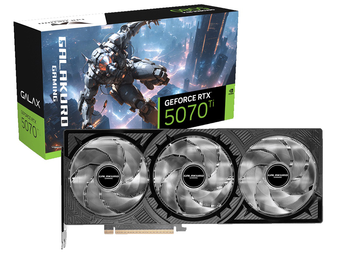 玄人志向 GALAKURO GAMING GG-RTX5070Ti-E16GB/OC/TP [PCIExp 16GB