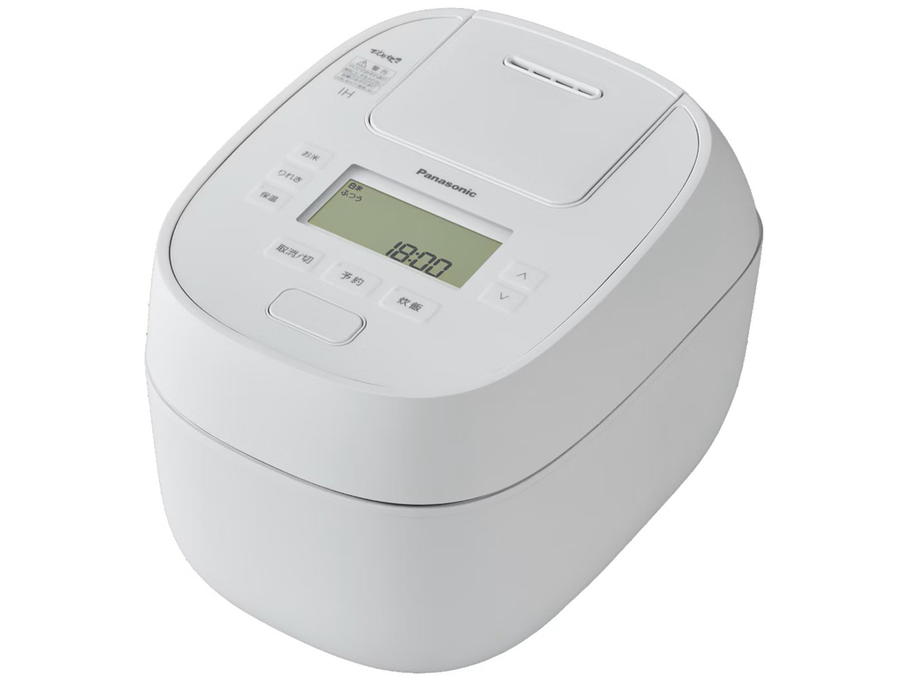 H*N様 【美品】Panasonic 炊飯器　SR-VSX181 ホワイト Amazon | パナソニック 炊飯器 5.5合 スチーム&可変圧力IH式 W