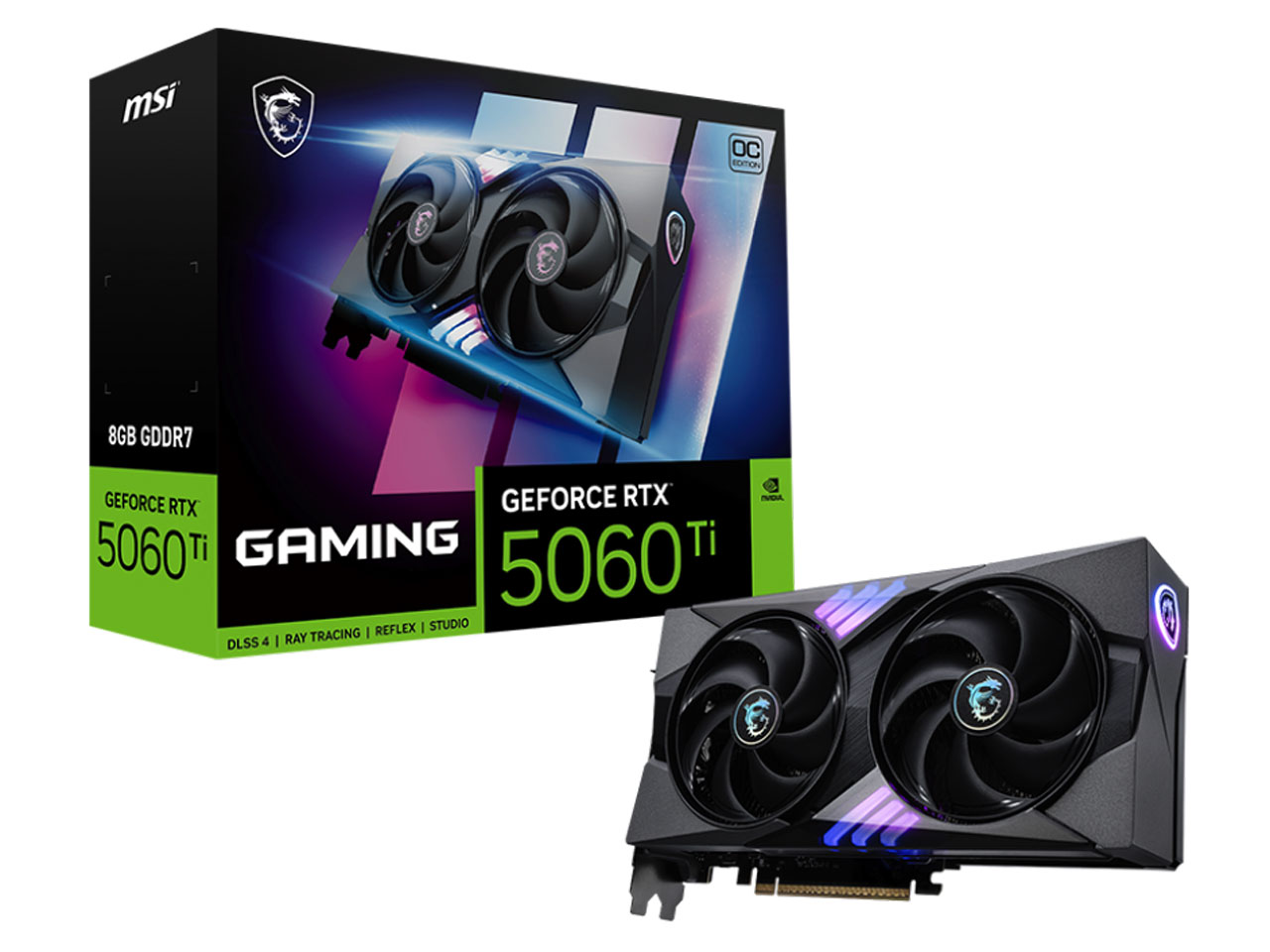 GeForce RTX 5060 Ti 8G GAMING OC [PCIExp 8GB] �̐��i�摜