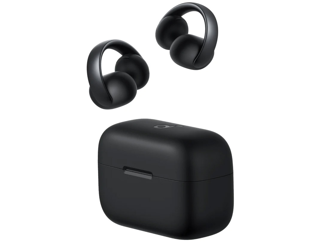 【即出荷】 ANKER Soundcore AeroClip A3388N11 [ミッドナイトブラック イヤホン