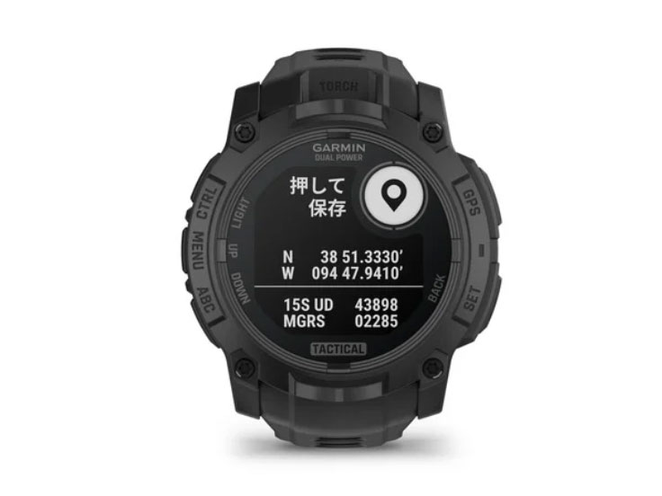 Instinct 3 Dual Power Tactical Edition 50mm 010-02935-80 [Black]