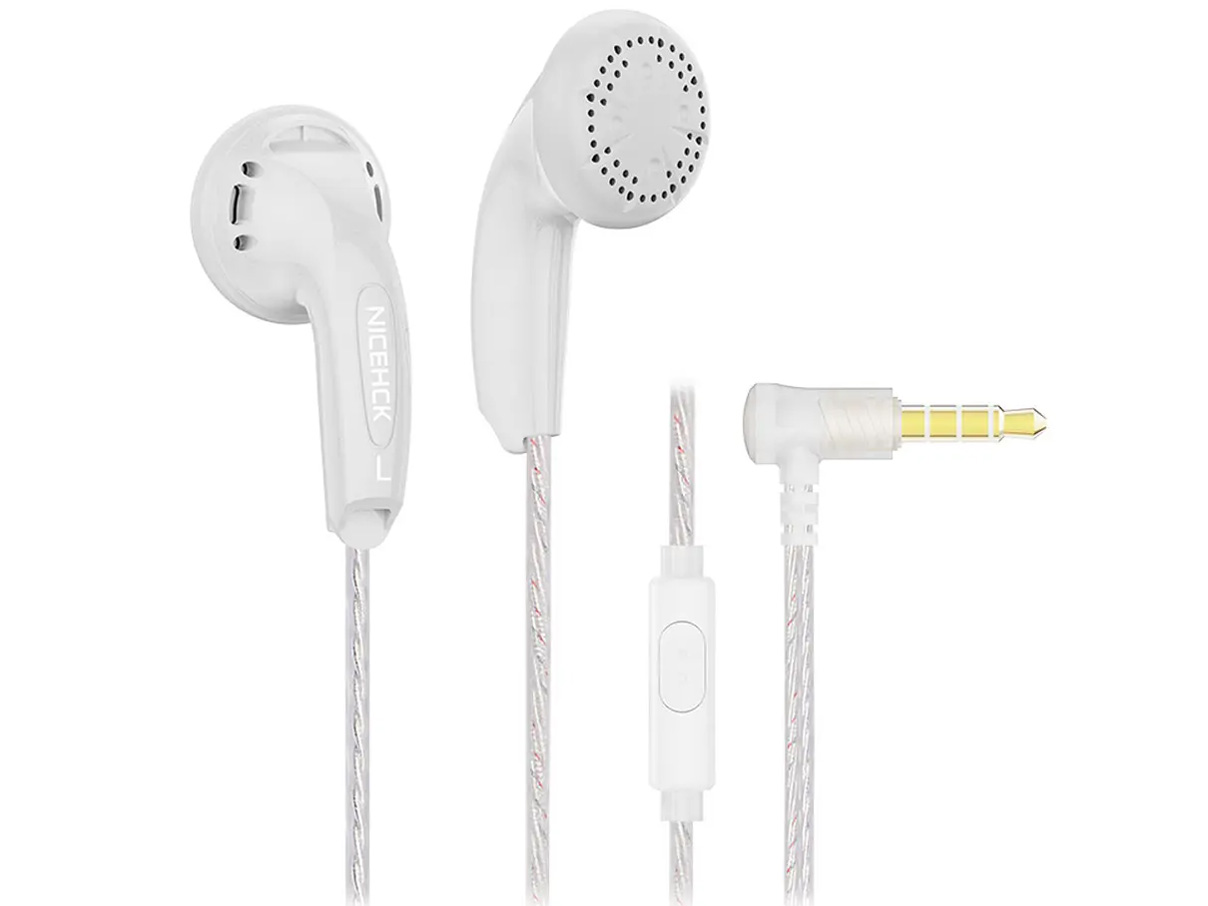 NICEHCK YD30 �}�C�N�t�� �⃁�b�LOFC�P�[�u�� [�z���C�g] �̐��i�摜