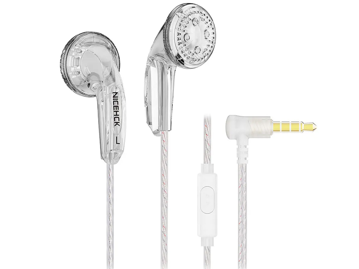 NICEHCK YD30 �}�C�N�t�� �⃁�b�LOFC�P�[�u�� [�N���A] �̐��i�摜