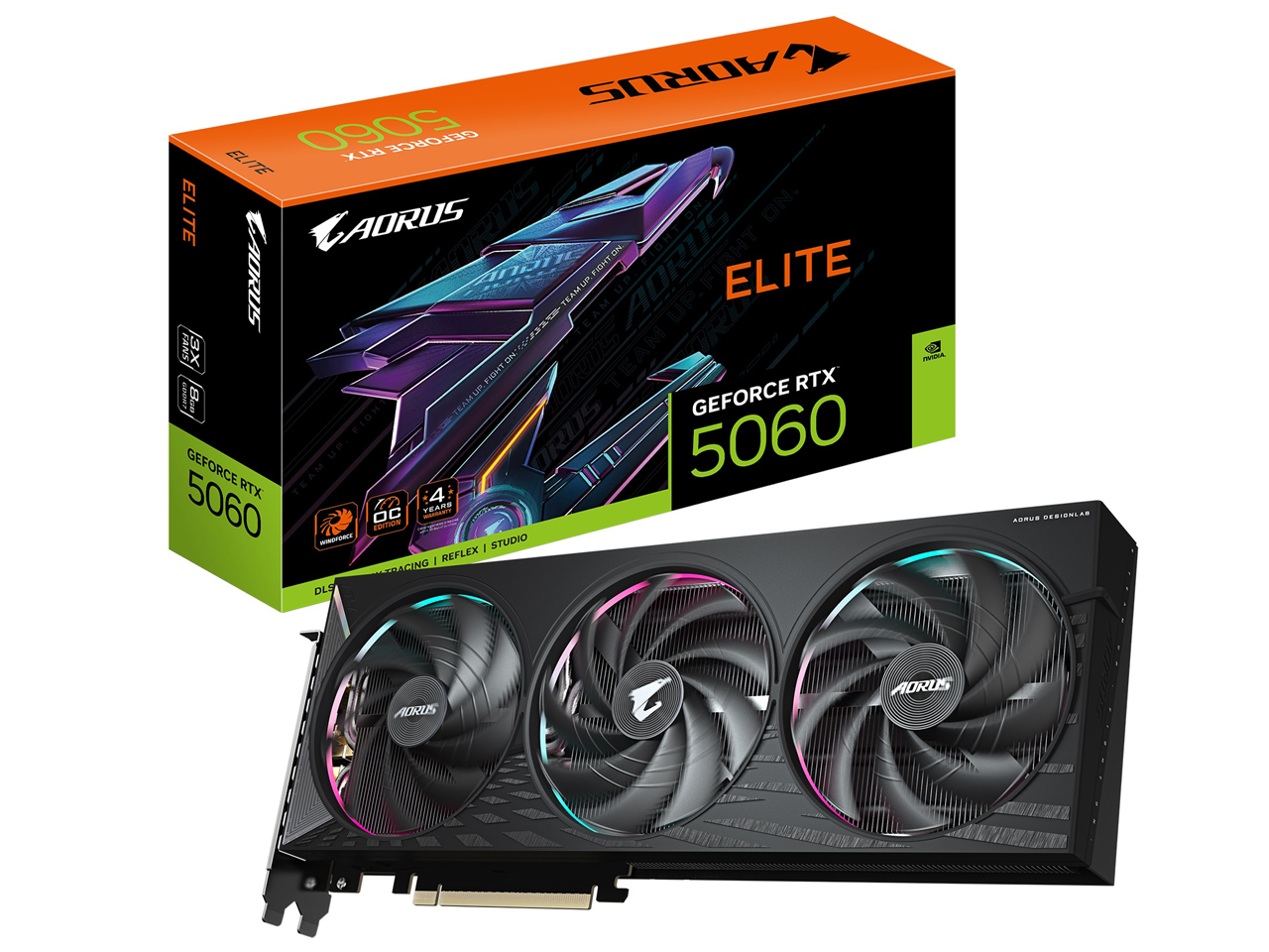 AORUS GV-N5060AORUS E-8GD [PCIExp 8GB] �̐��i�摜