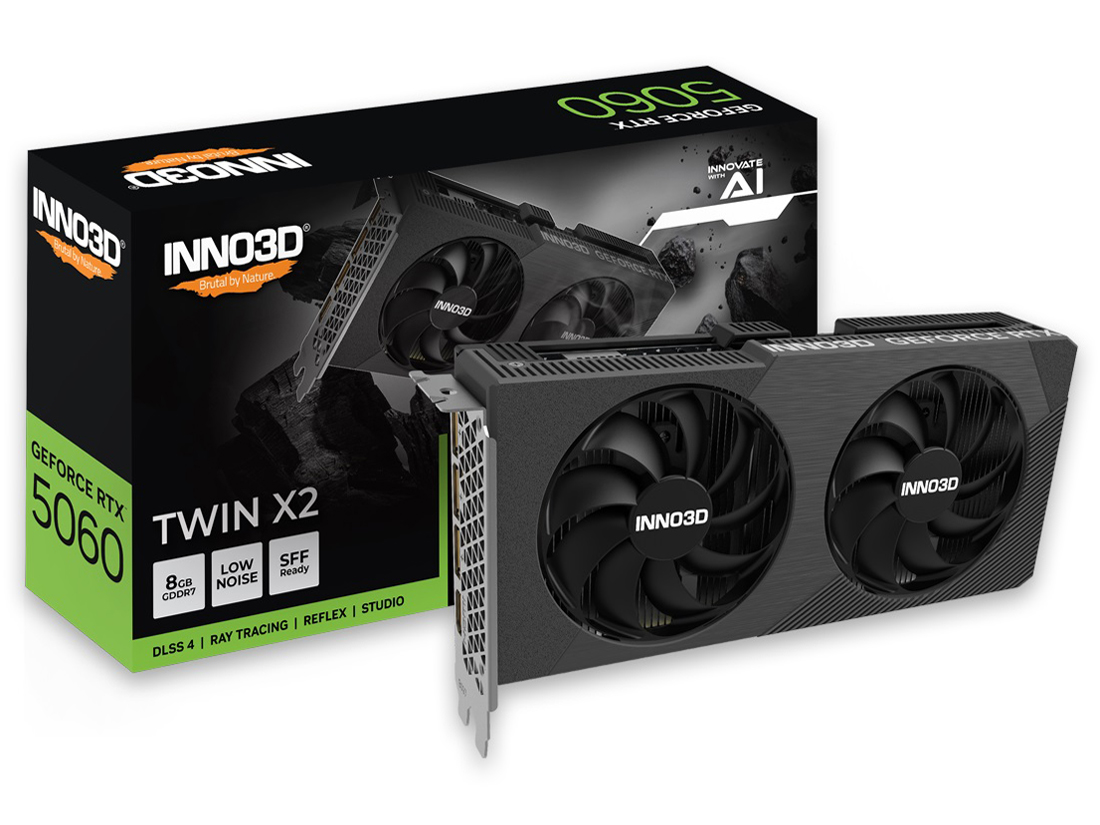 GeForce RTX 5060 TWIN X2 GD5060-8GERX2 [PCIExp 8GB] �̐��i�摜