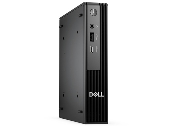 Dell Pro �}�C�N�� �f�X�N�g�b�v Core i3 14100T�E8GB�������E512GB SSD�EWindows 11 Pro���ڃ��f��(QCM1250) �̐��i�摜