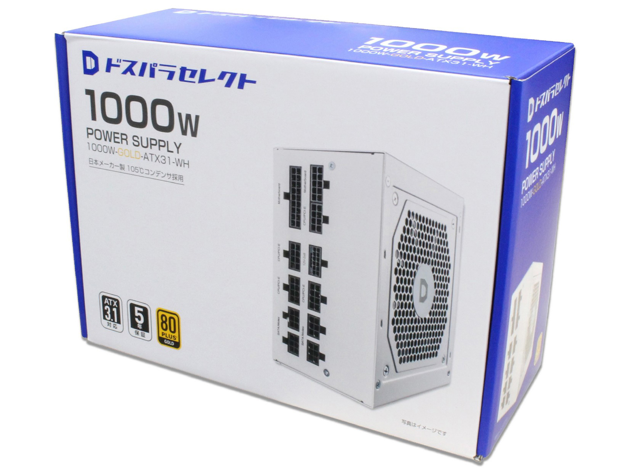 1000W-GOLD-ATX31-WH [�z���C�g]