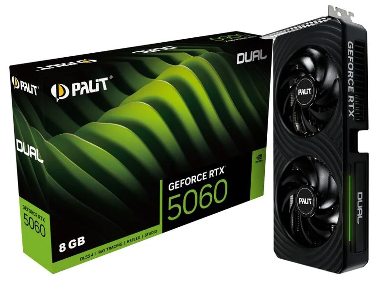 NE75060019P1-GB2063D (GeForce RTX 5060 Dual 8GB) [PCIExp 8GB] �h�X�p�����胂�f�� �̐��i�摜