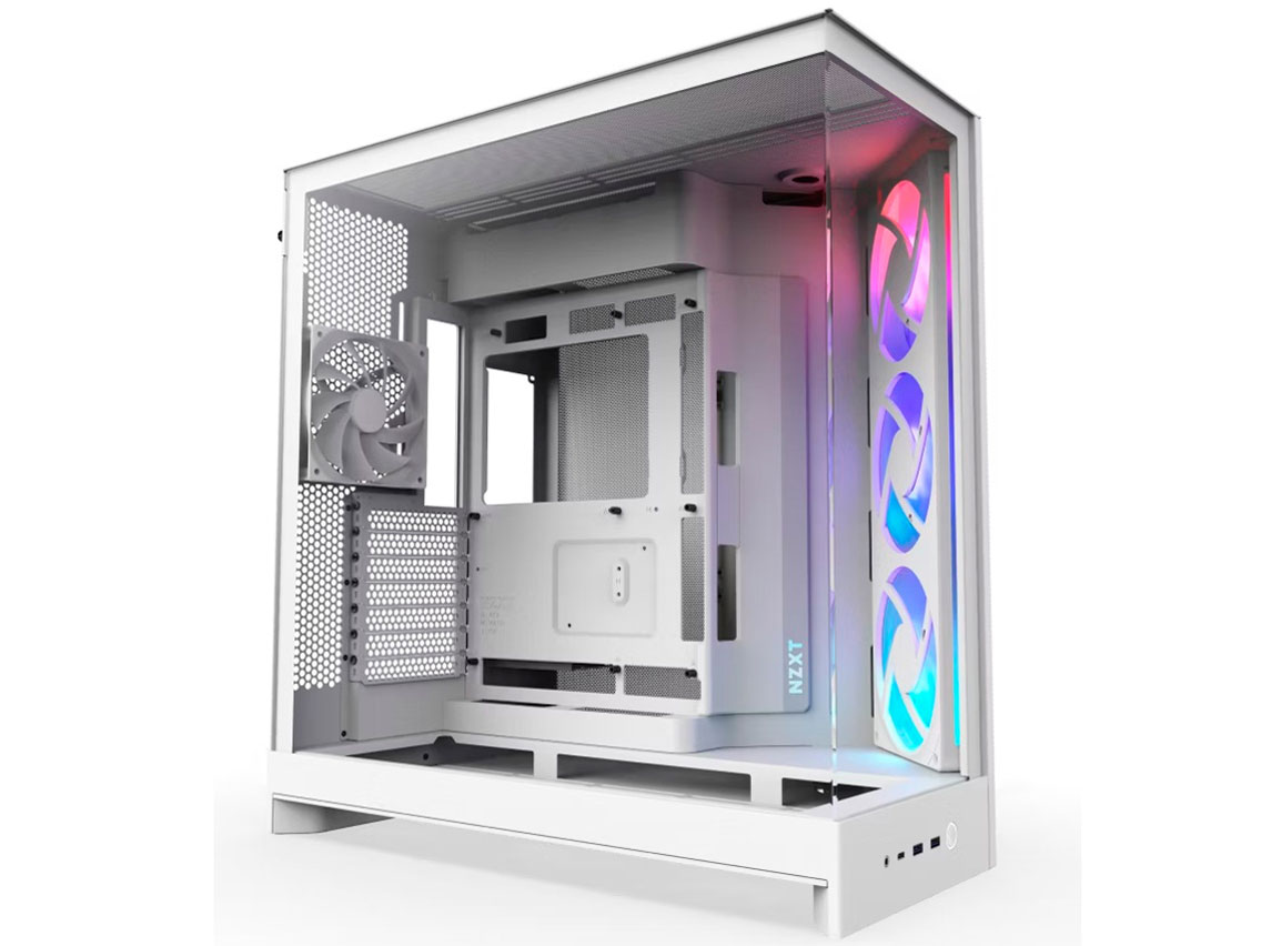 PCケース(自作PC用) NZXT H9 Flow [White] CM-H91FW-01 NZXT H9 Flow White 2層構造ミドルタワーPCケース ホワイト｜CM