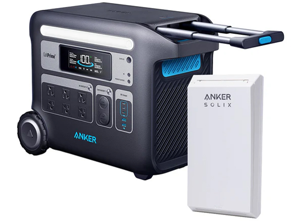 767 Portable Power Station (GaNPrime PowerHouse 2048Wh)+Solix Power Link System [�u���b�N] �̐��i�摜