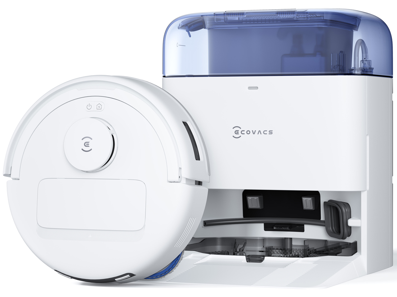 エコバックス ロボット掃除機 ECOVACS DEEBOT mini PRO エコバックス、カラフルな水タンクでインテリアに溶け込む