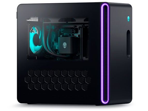 Alienware Aurora �Q�[�~���O �f�X�N�g�b�v Core Ultra 7 265KF�E32GB�������E2TB SSD�ERTX 5060Ti�E����E�N���A�T�C�h�p�l�����ڃ��f��(ACT1250) �̐��i�摜