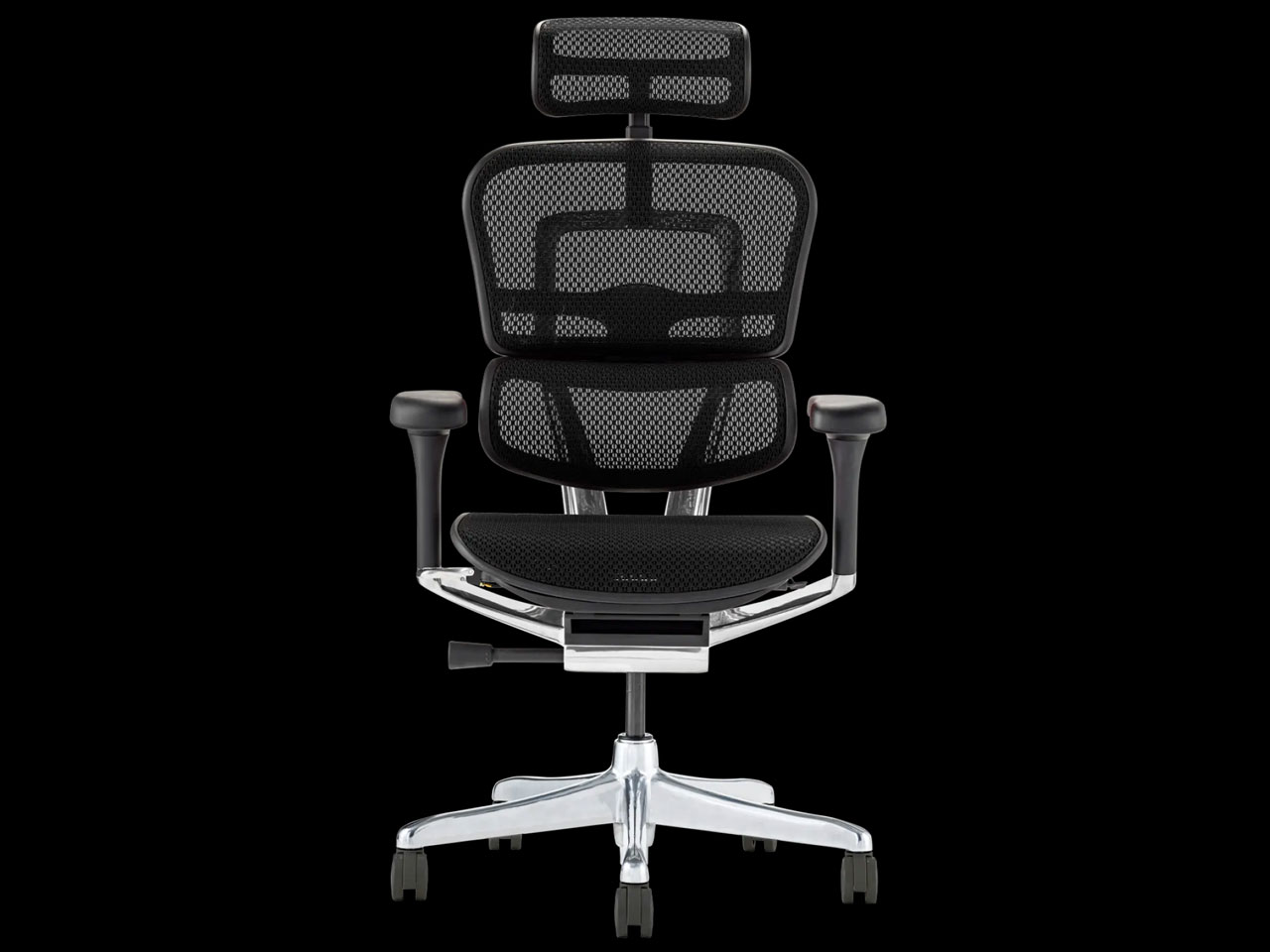 エルゴヒューマン プロ2 Ergohuman Pro2 ヘッドレスト付　ブラック Ergohuman PRO2 High | エルゴヒューマン公式サイト