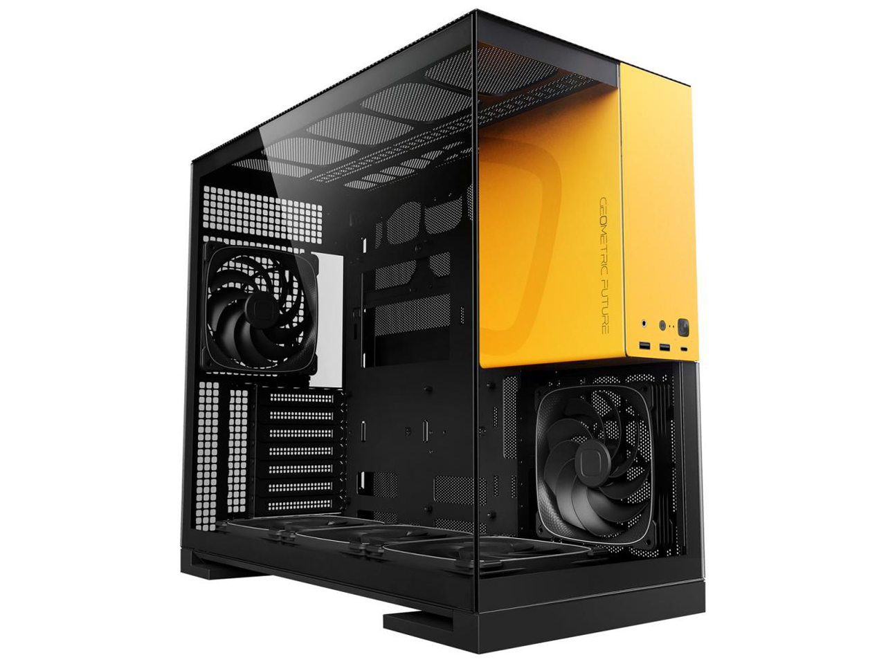 Geometric Future PCケース 黒/黄色 Geometric Future PCケース 黒/黄色 Geometric Future M5