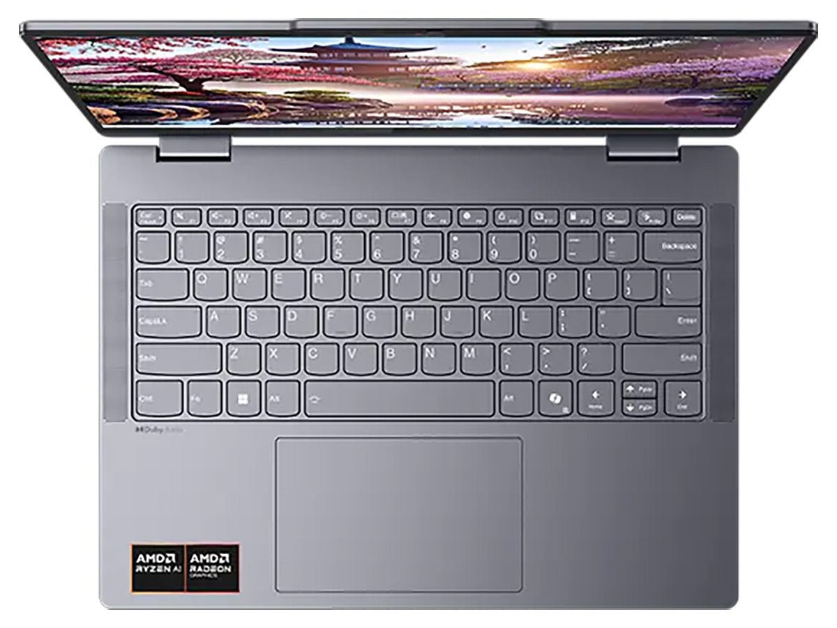 IdeaPad 5 2-in-1 Gen 10 AMD Ryzen AI 7 350�E16GB�������[�E1TB SSD�E14�^WUXGA�EIPS�t������ �}���`�^�b�`�Ή� [2�N�ۏؕt��] 83KTCTO1WW [���i�O���[]