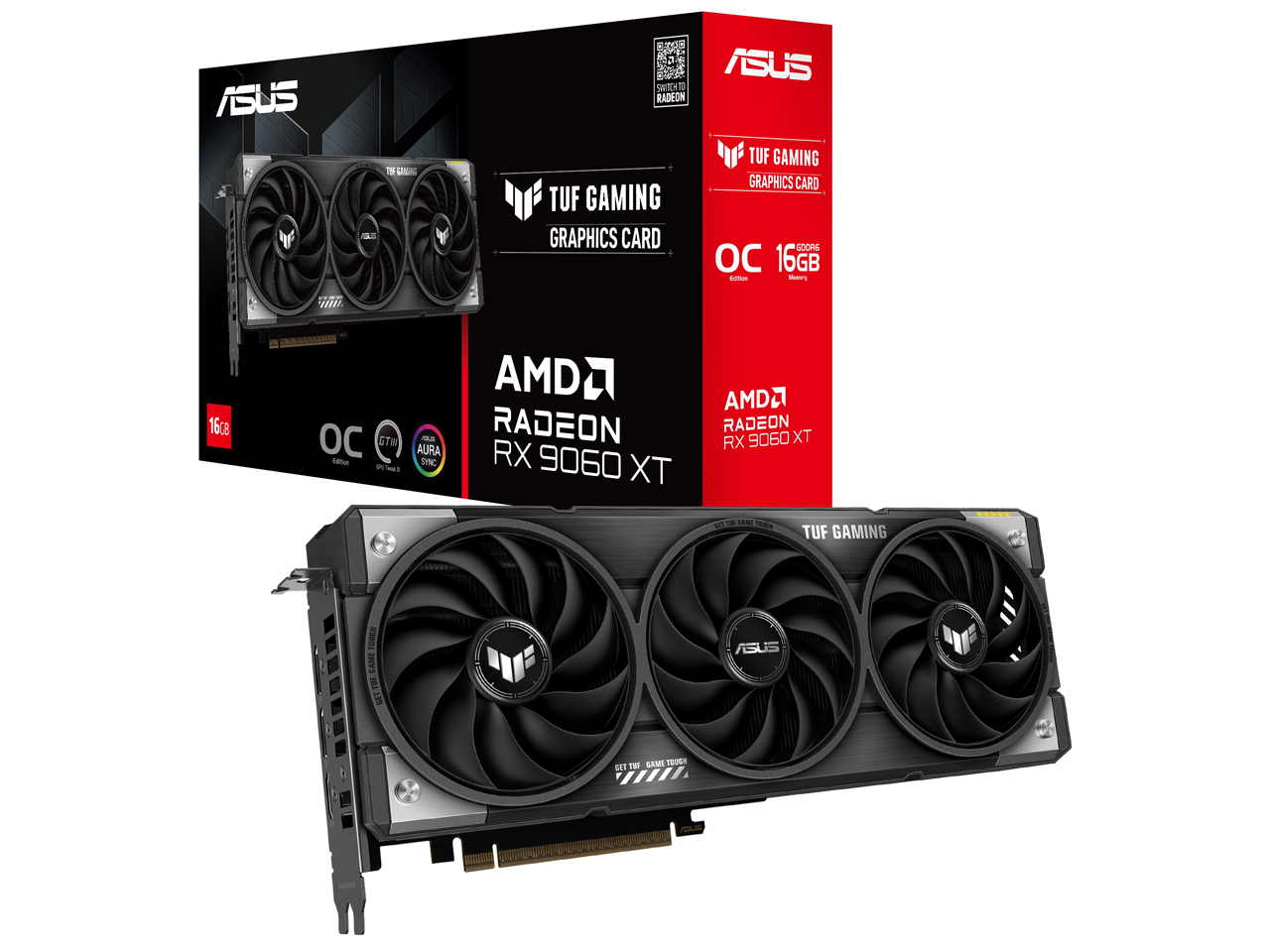 TUF-RX9060XT-O16G-GAMING [PCIExp 16GB] �̐��i�摜